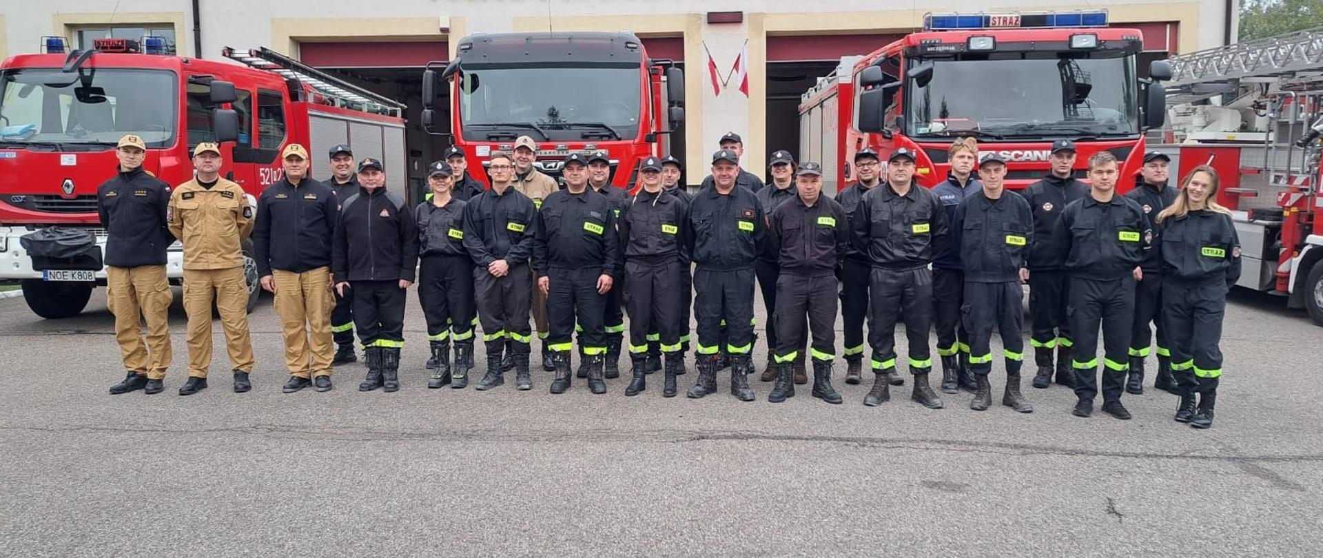 Szkolenie OSP - zdjęcie zbiorowe