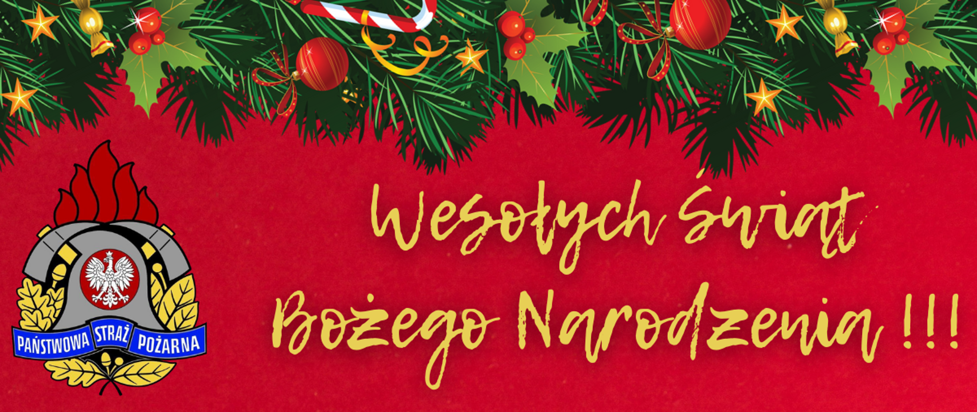 Grafika przedstawia życzenia z okazji Świąt Bożego Narodzenia