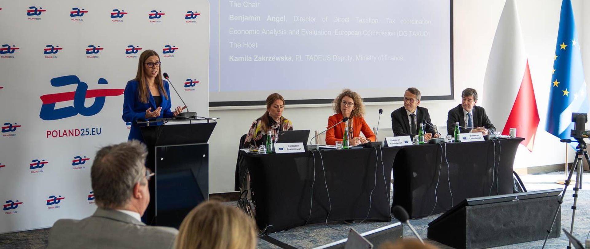 Wystąpienie zastępczyni szefa KAS Małgorzaty Krok.