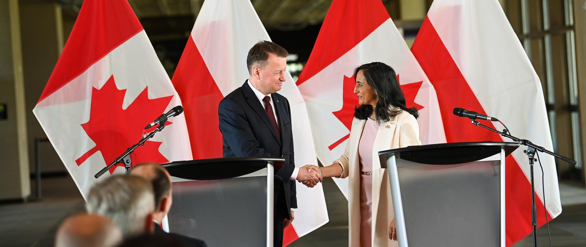 Spotkanie ministrów obrony Polski i Kanady