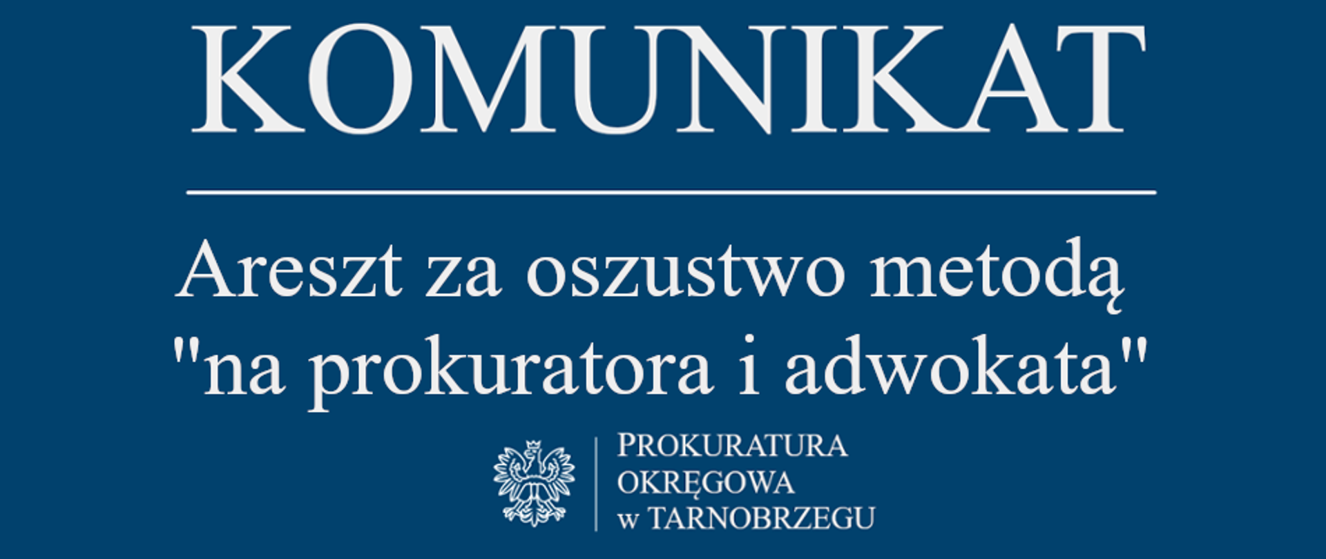 Komunikat Rzecznika Prasowego z dnia 13-10-2025 r. - dwa areszty za oszustwo metodą „na prokuratora i adwokata”