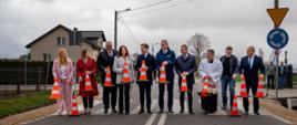 Otwarcie przebudowanej drogi, przepustu i ronda w Pęchratce Polskiej, w gminie Szumowo