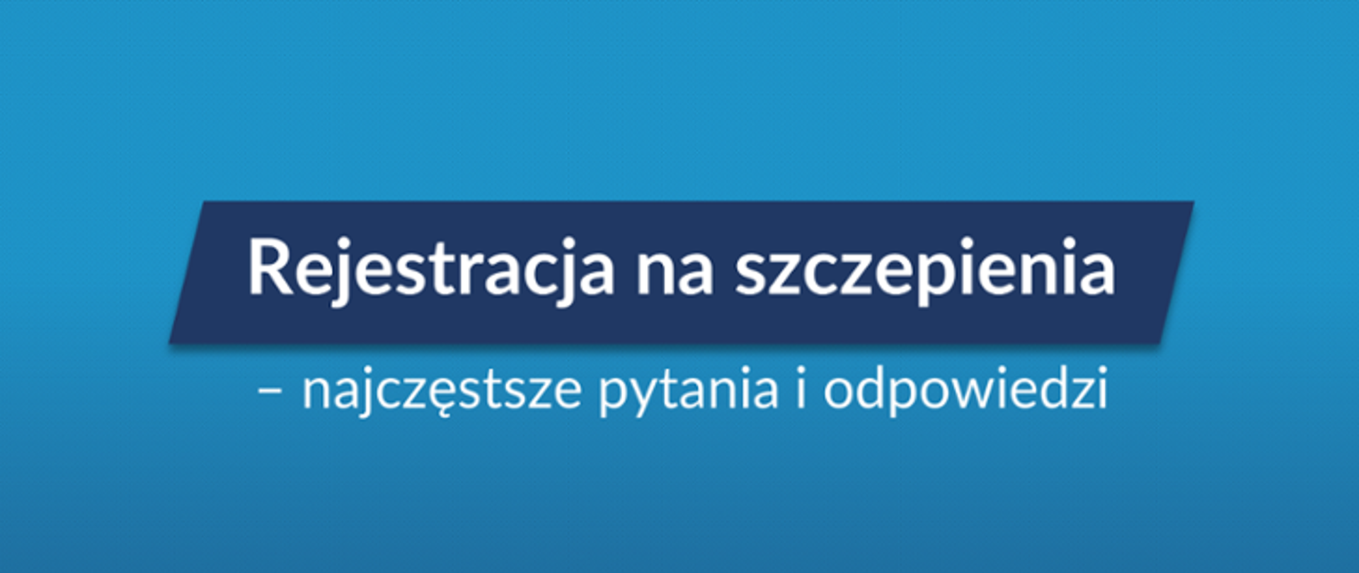 rejestracja na szczepienia