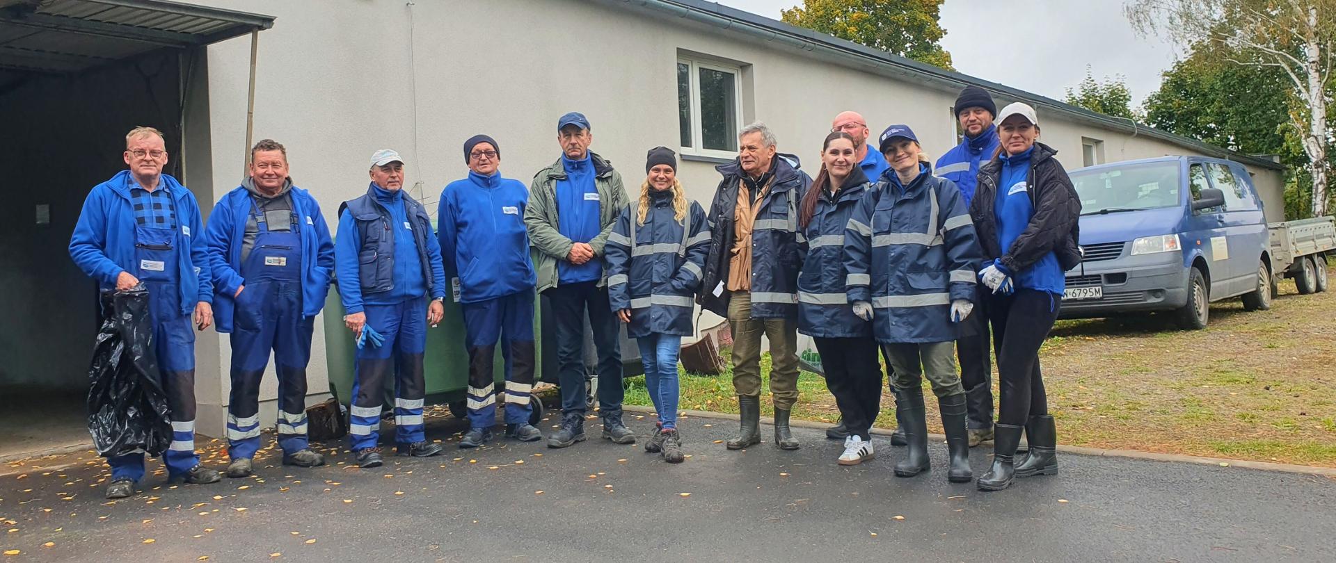 Akcja sprzątania nad zbiornikiem Słup