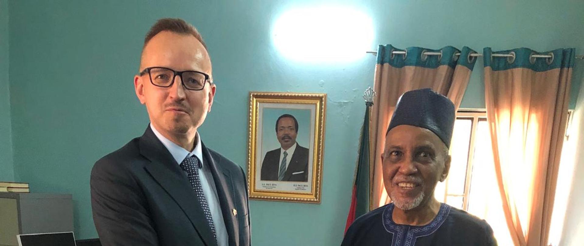 Meeting with the Dean of the Diplomatic Corps, Ambassador of the Republic of Cameroon to Nigeria