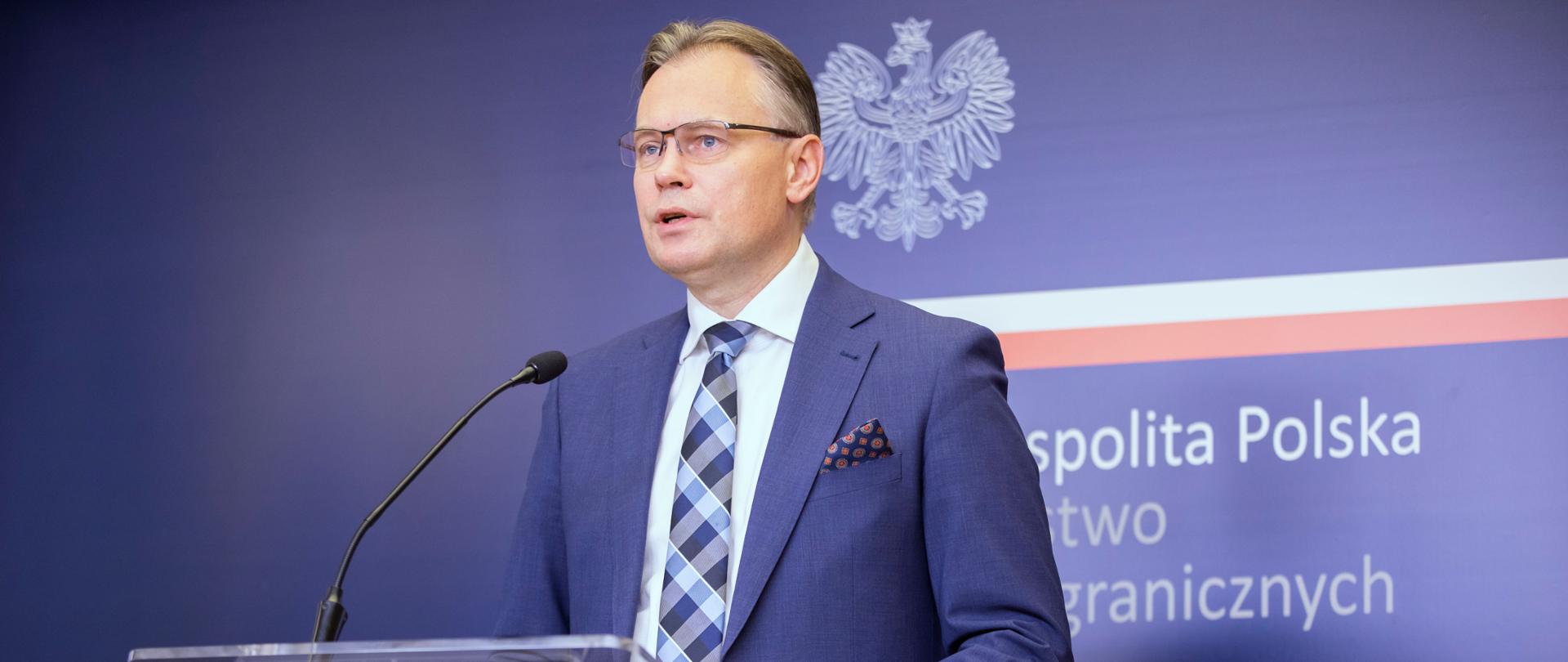 Wiceminister Spraw Zagranicznych Arkadiusz Mularczyk