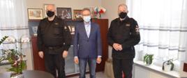 Zdjęcia z wizytacji Komendanta Wojewódzkiego w Powiecie Wałeckim