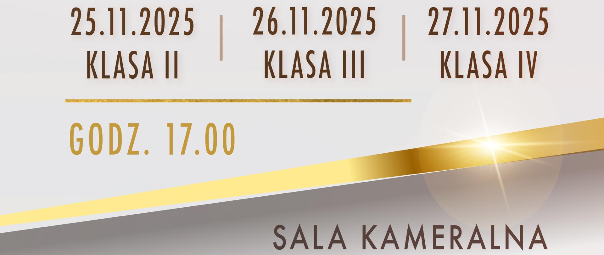 Plakat na popisy klasowe