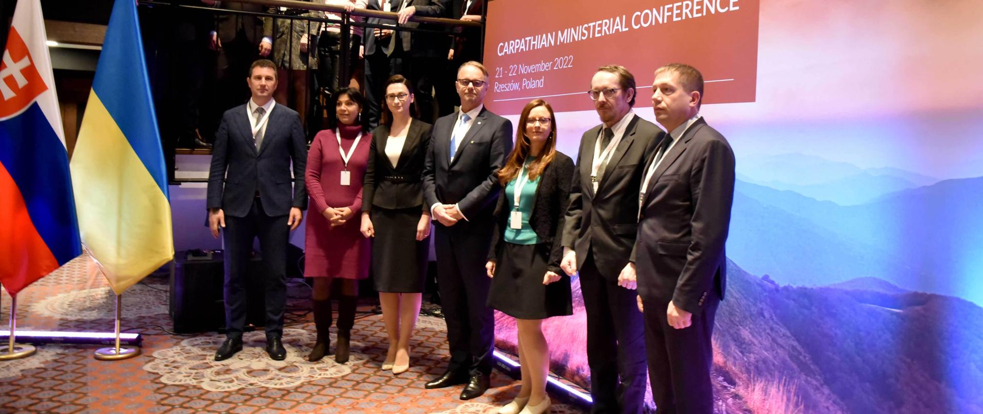 Wiceminister Małgorzata Golińska podczas ministerialnego spotkania stron Konwencji Karpackiej