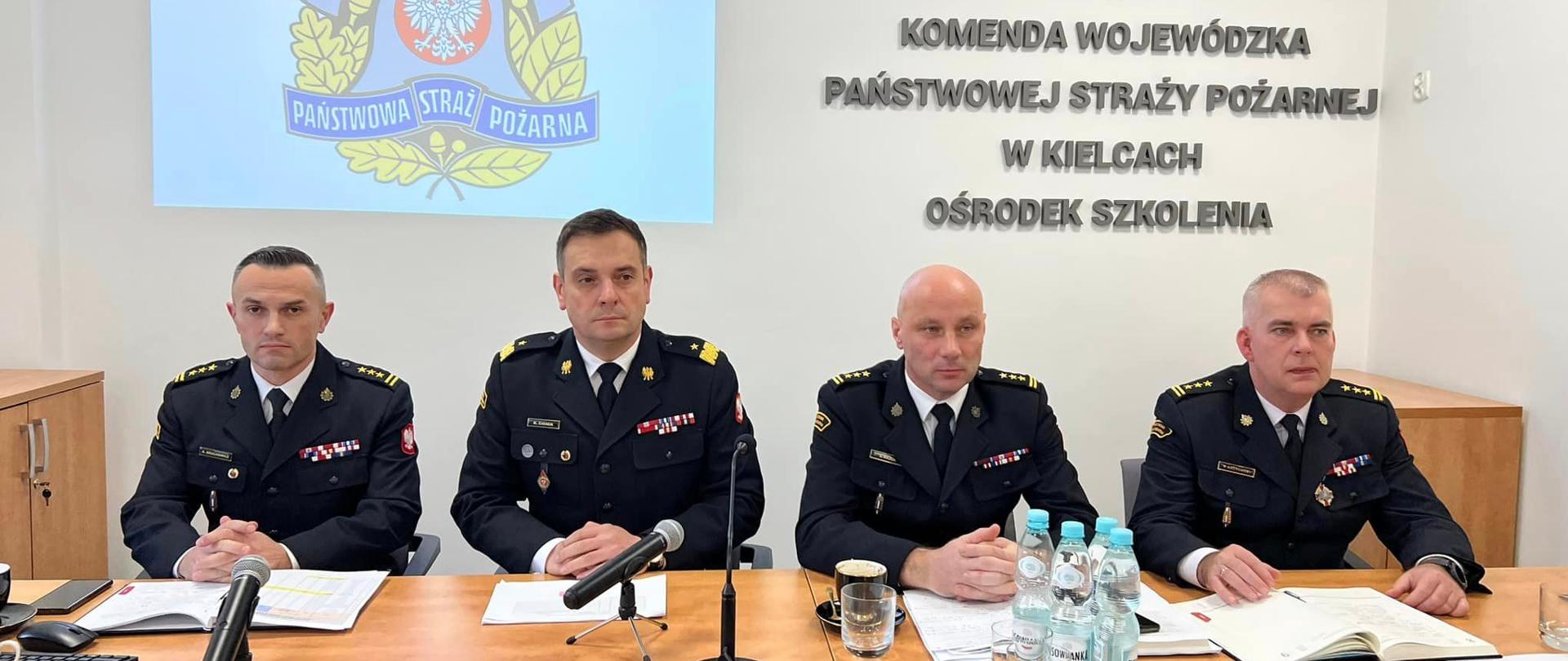 Świętokrzyski Komendant Wojewódzki z zastępcami