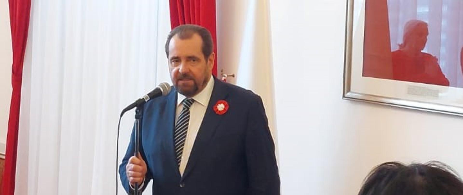 Przemówienie Chargé d'affaires a.i. Pana Aleksandra Pocieja.