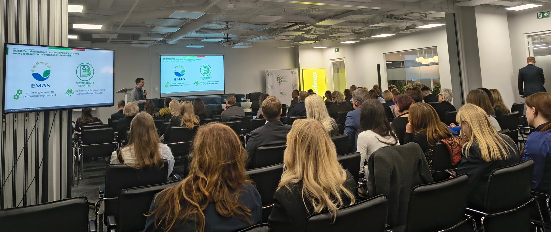 Międzynarodowa konferencja FUTURE with EMAS, 6-7.11.2025 r., fot. K. Hunker - RDOŚ w Bydgoszczy