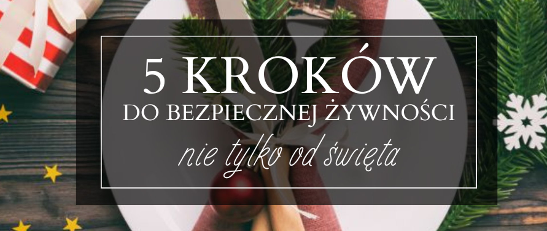 Pięć kroków do bezpiecznej żywności