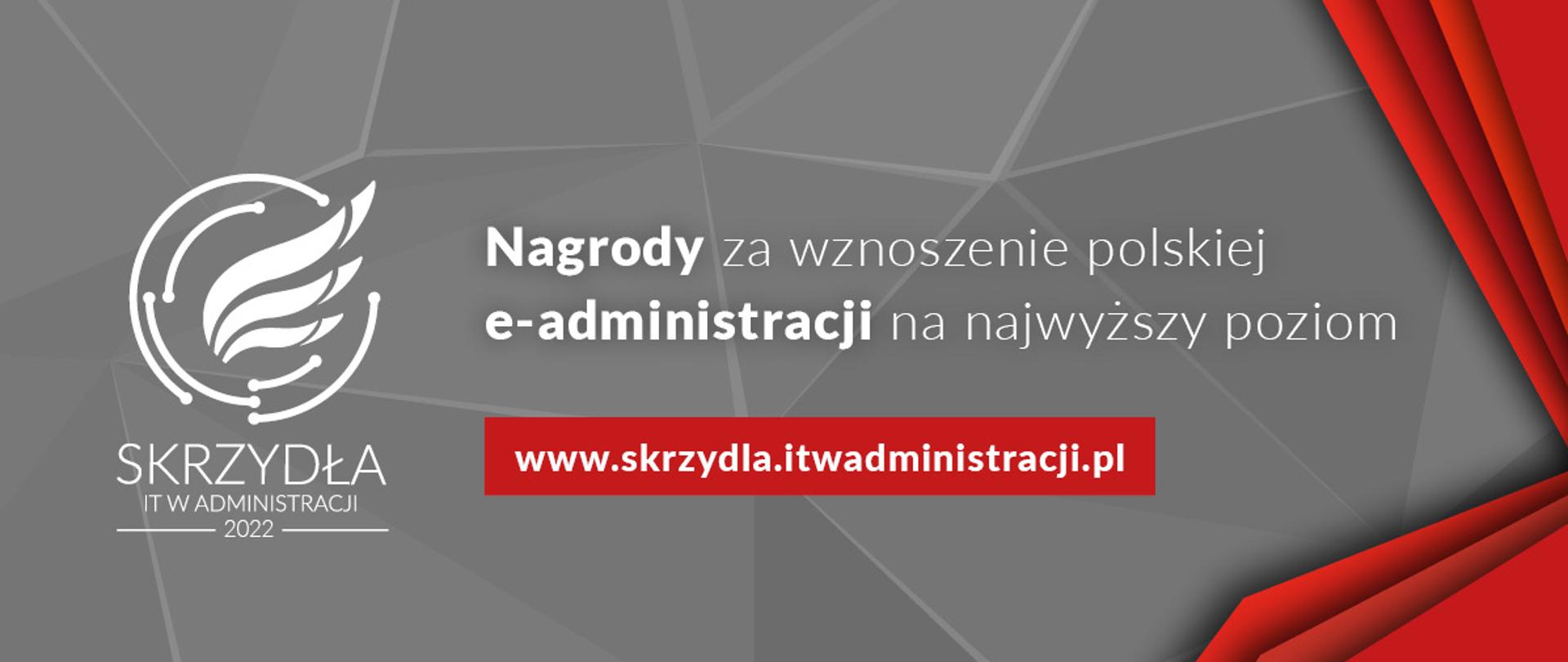 Skrzydła IT w Administracji. Nagrody za wznoszenie polskiej e-administracji na najwyższy poziom.
www.skrzydla.itwadministracji.pl