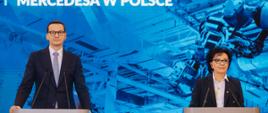 Oświadczenia marszałek sejmu Elżbiety Witek, premiera Mateusza Morawieckiego i przedstawicieli Mercedes-Benz Group AG