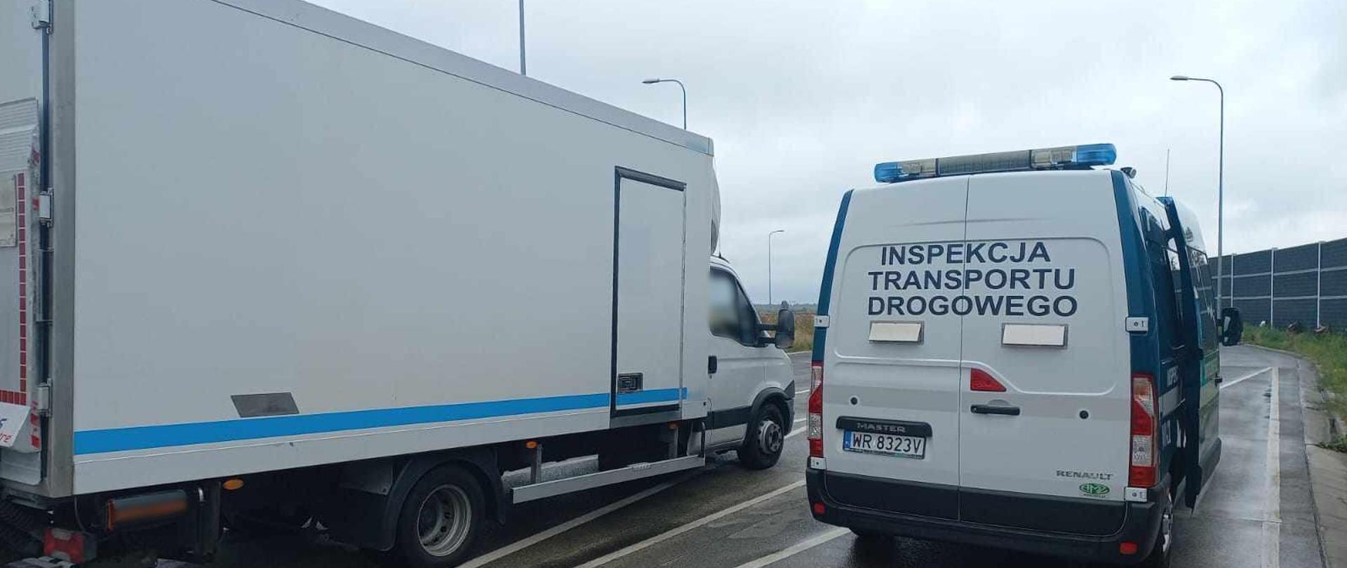 Prawie 9,5 t i ponad 7,5 t ważyły dwa samochody dostawcze o dopuszczalnej masie całkowitej do 3,5 t. 