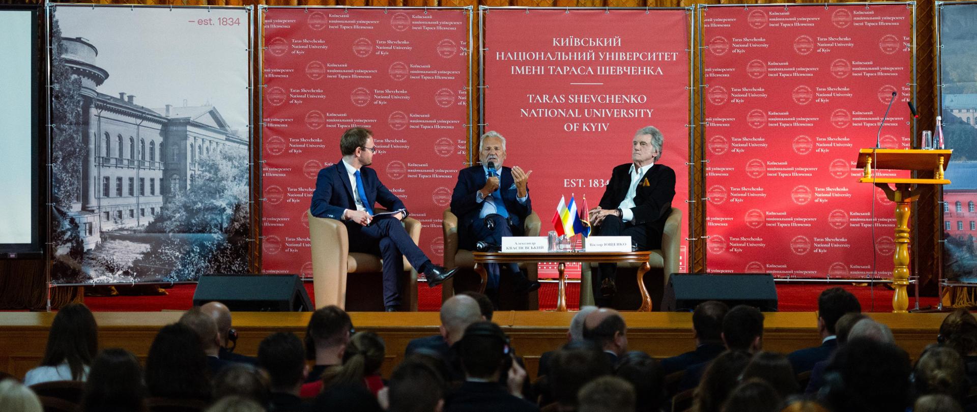 Aleksander Kwaśniewski, Wiktor Juszczenko, Wojciech Konończuk