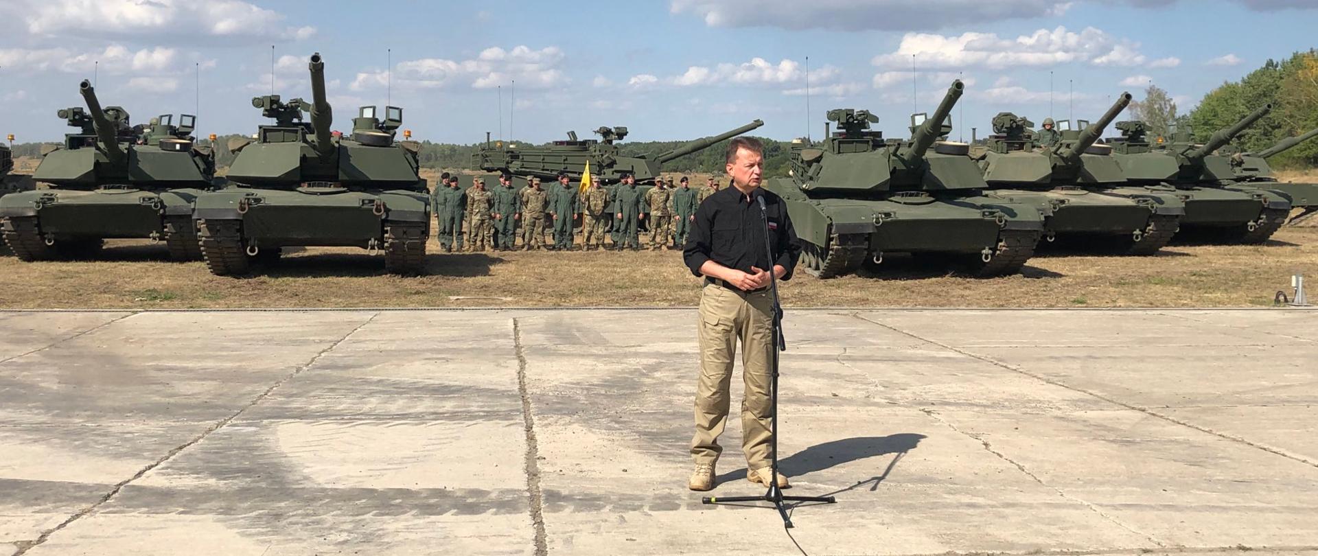 Polscy żołnierze szkolą się na czołgach Abrams