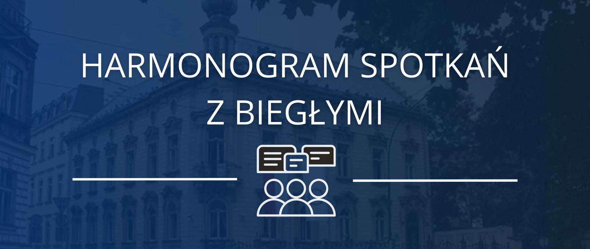 Harmonogram spotkań z biegłymi 2026/2027