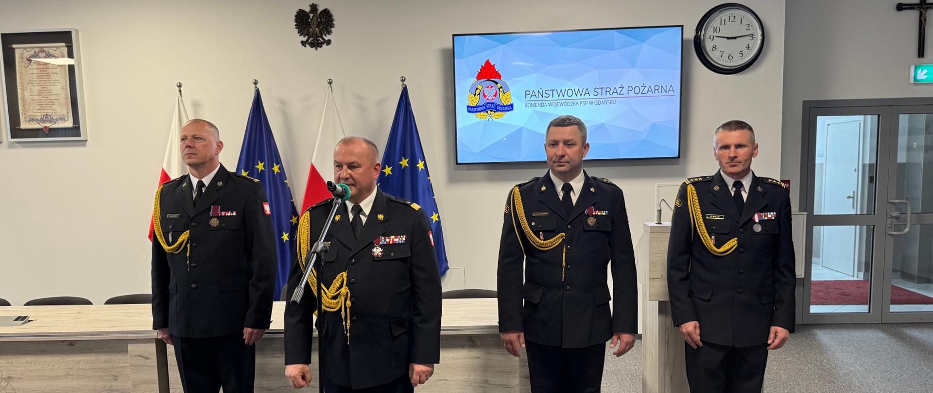 uroczystość wewnętrzna z okazji Obchodów Dnia Strażaka 