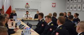 Spotkanie Śląskiego Komendanta Wojewódzkiego PSP ze strażakami sportowcami
