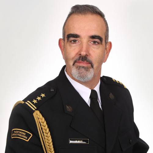 Zastępca Komendanta Centralnej Szkoły Państwowej Straży Pożarnej w Częstochowie st. bryg. Piotr Woś