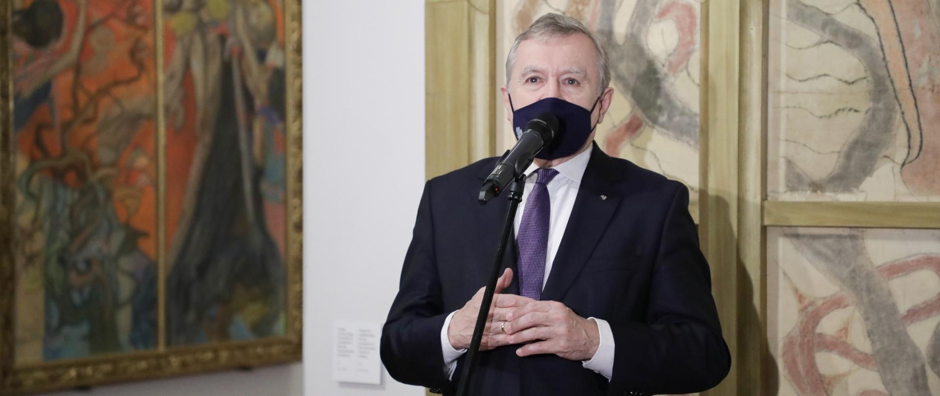 Wicepremier Piotr Gliński z wizytą w Muzeum Stanisława Wyspiańskiego, fot. Danuta Matloch