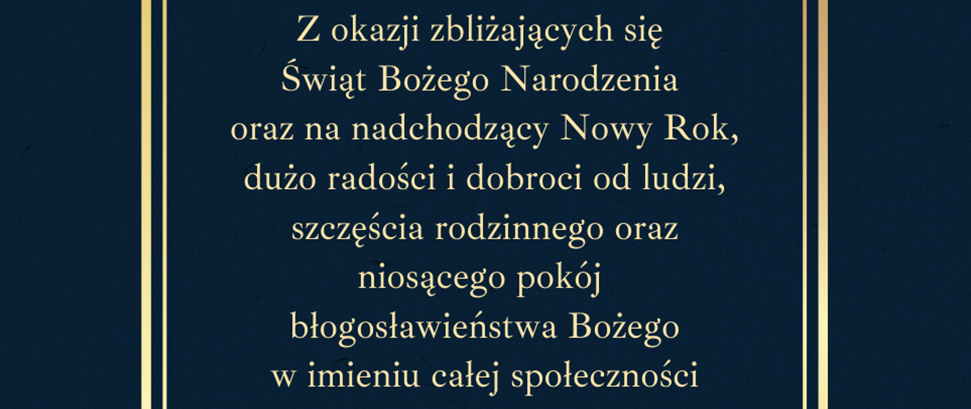 Życzenia świąteczne