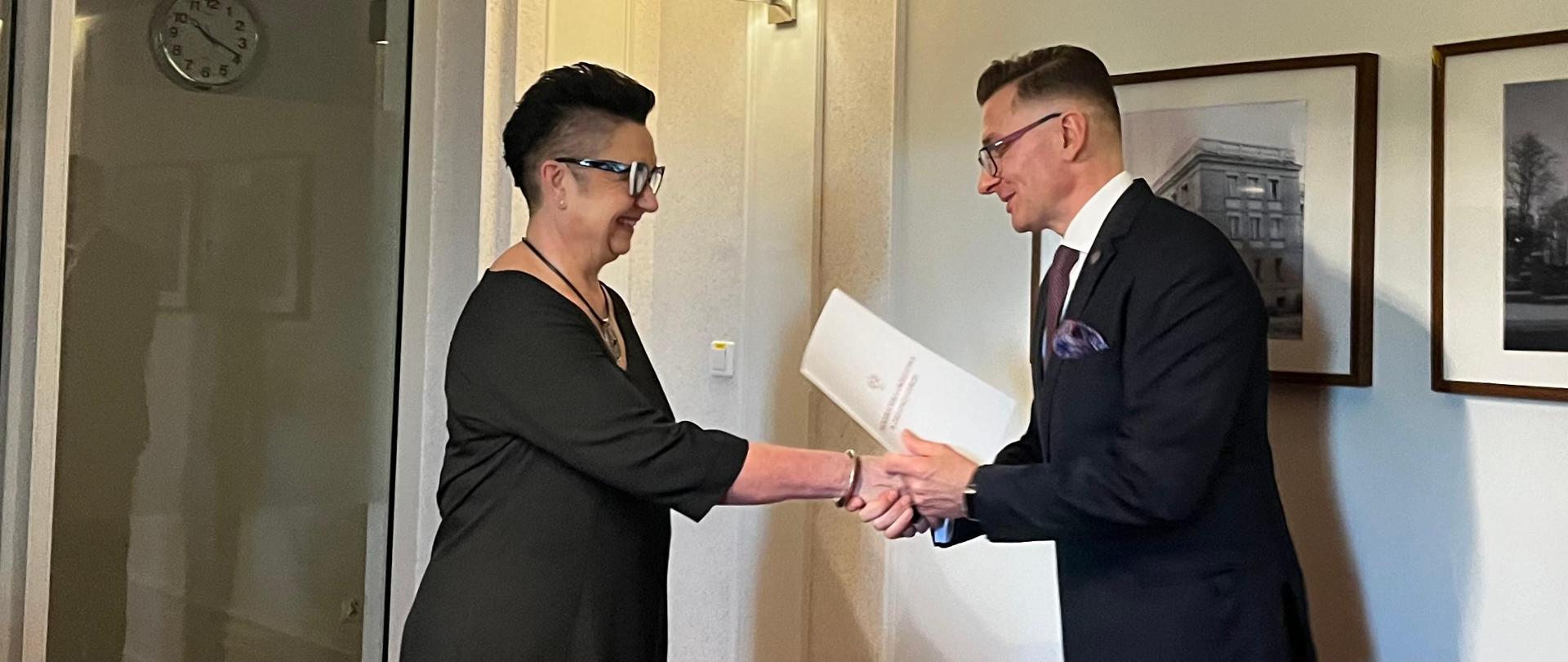 Anna Zielińska PR Żary i Robert Kmieciak PO w Zielonej Górze