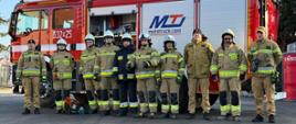 Egzamin kończący kurs kierowców-konserwatorów sprzętu ratowniczego OSP