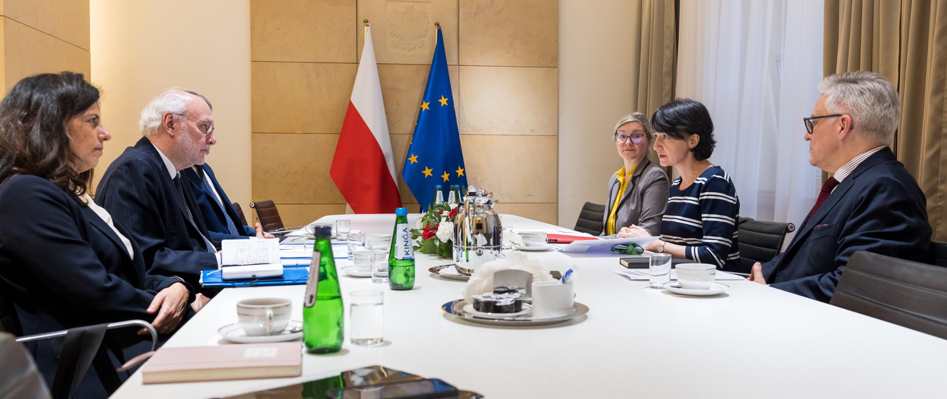 Spotkanie Minister Henryki Mościckiej-Dendys z delegacją Rady Europy