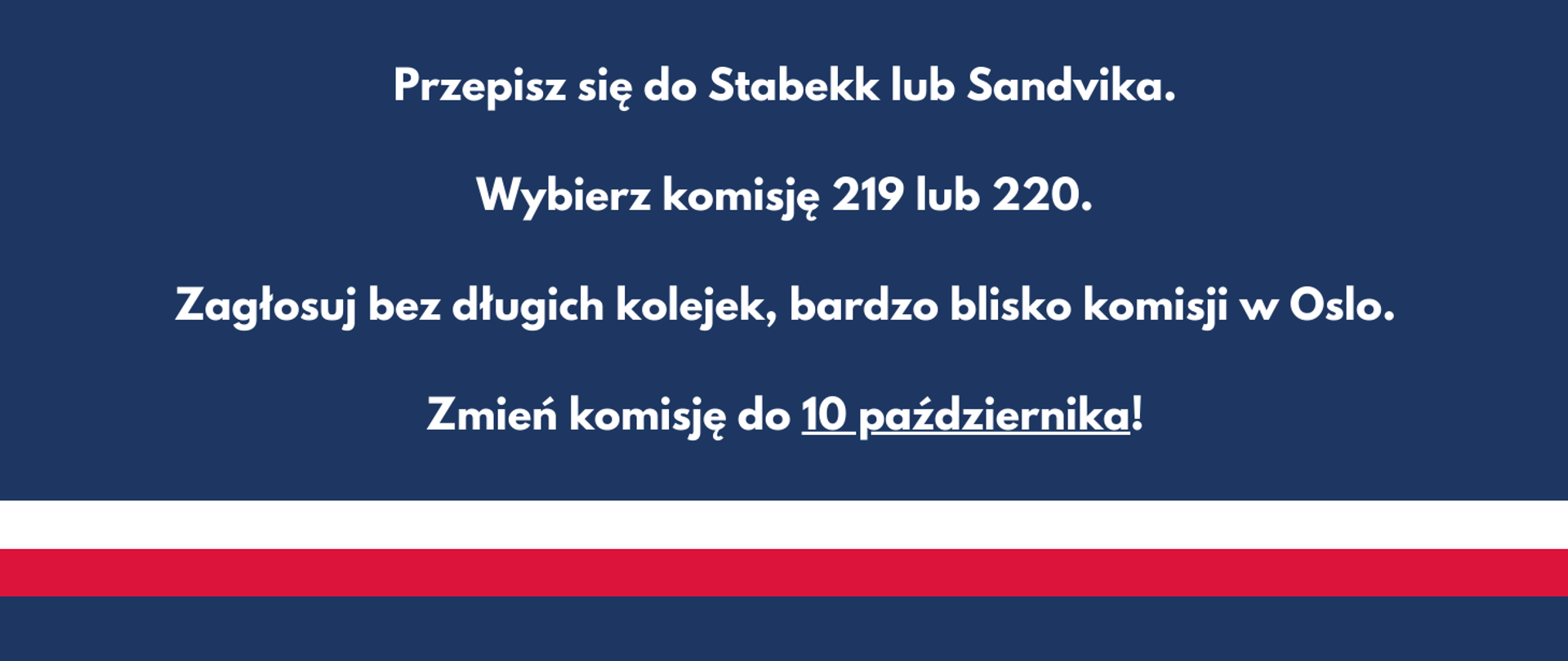 Stabekk, Sandvika - przypomnienie