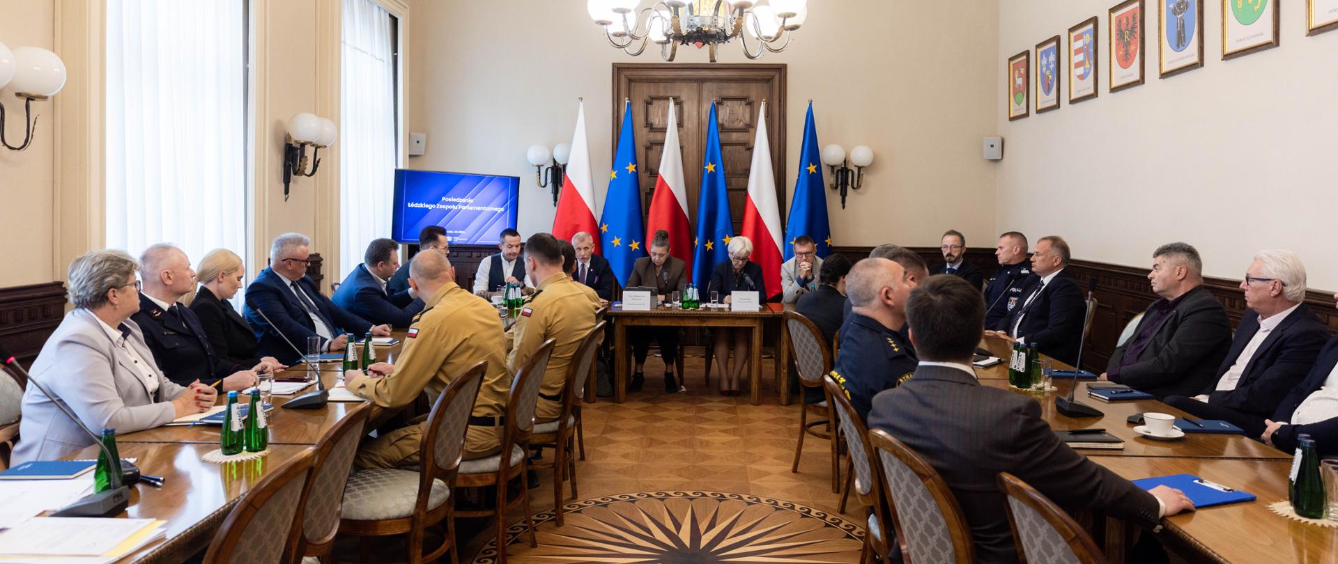 Posiedzenie Łódzkiego Zespołu Parlamentarnego w Łódzkim Urzędzie Wojewódzkim w Łodzi