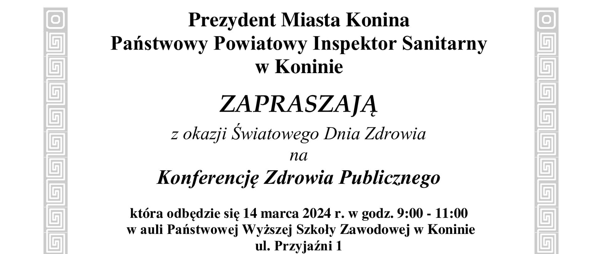 Konferencja zdrowia publicznego Konin