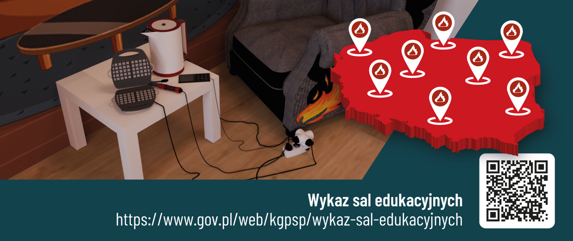 Wykaz sal edukacyjnych PSP