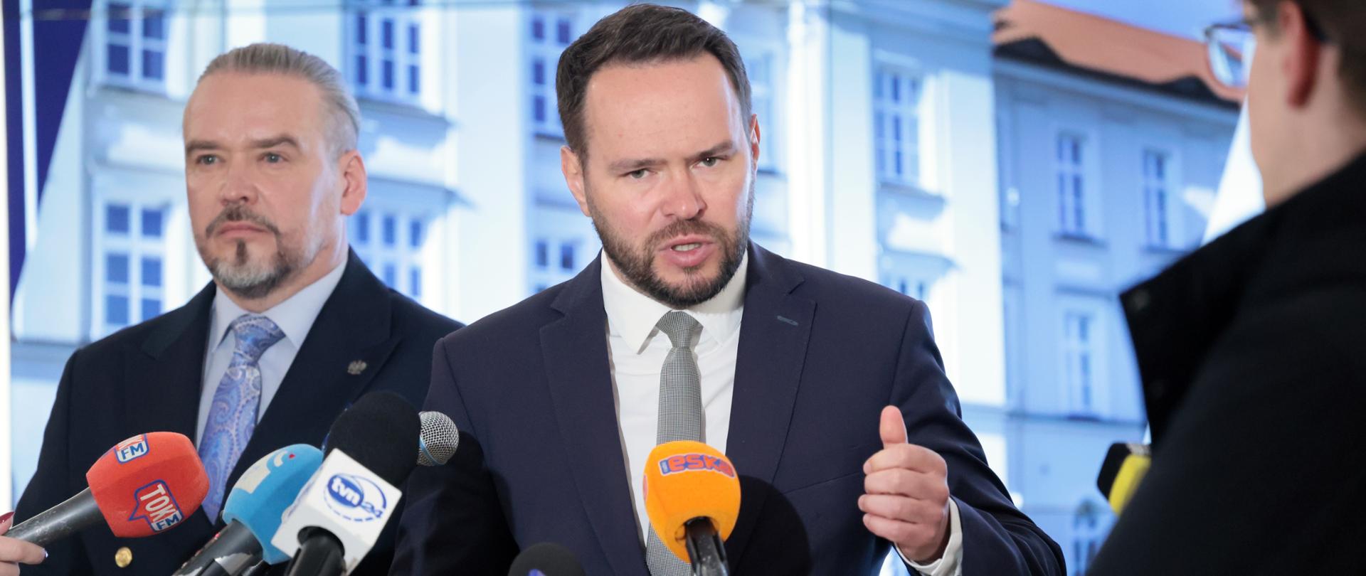 Konferencja prasowa nt. cudzoziemców w woj. lubelskim
