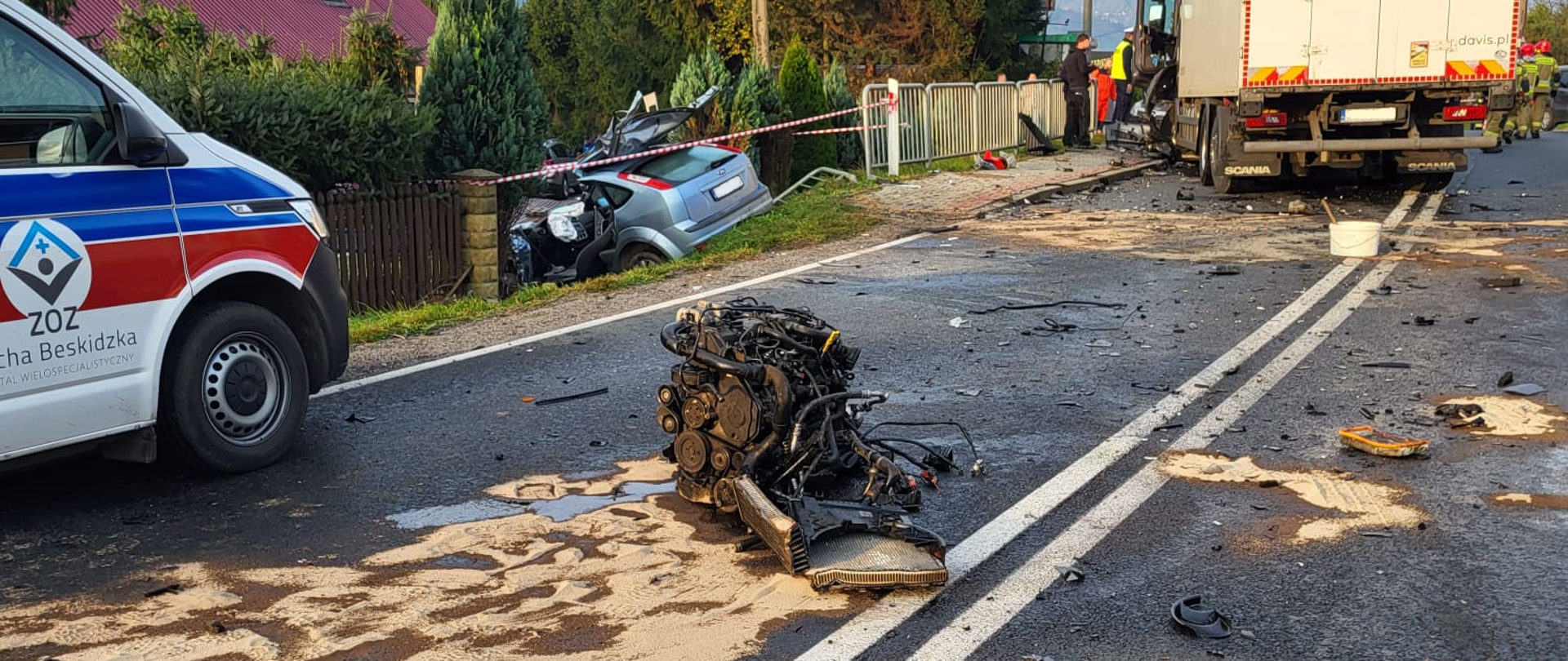 Zdjęcie przedstawia miejsce zdarzenia.