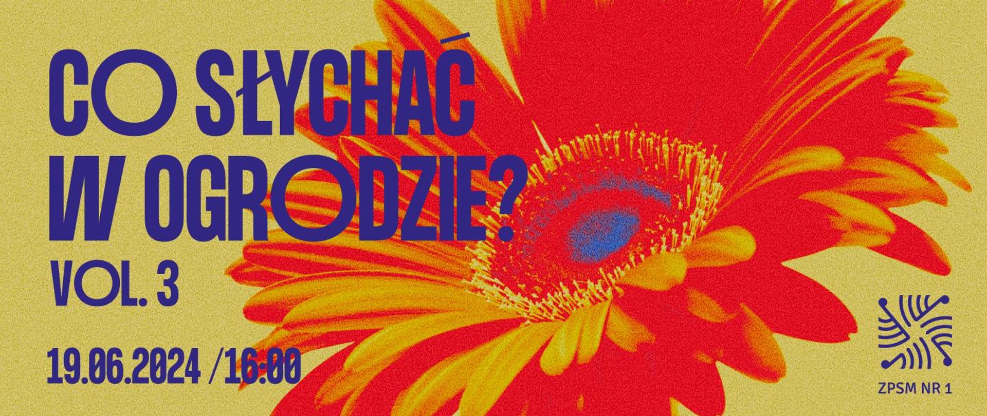 Żółte tło kwiatek