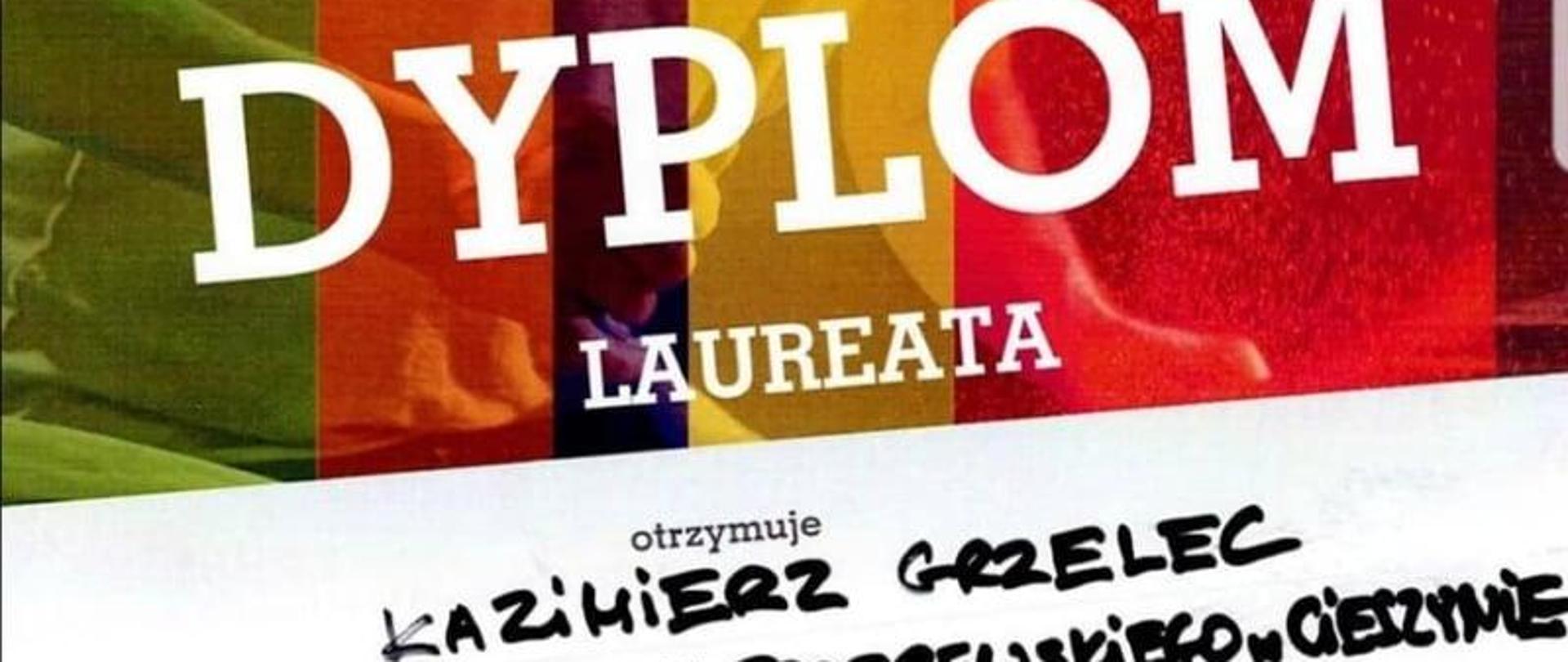 Dyplom - Kazimierz Grzelec