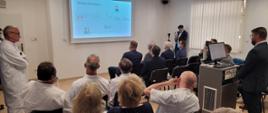 Zdjęcie ze spotkania w szpitalu klinicznym we Wrocławiu.