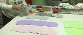 masks sewn thanks to the support of Polish assistance in Belarus
