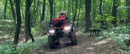 Warsztaty szkoleniowe z zakresu doskonalenia technik jazdy pojazdami typu
quad w terenie