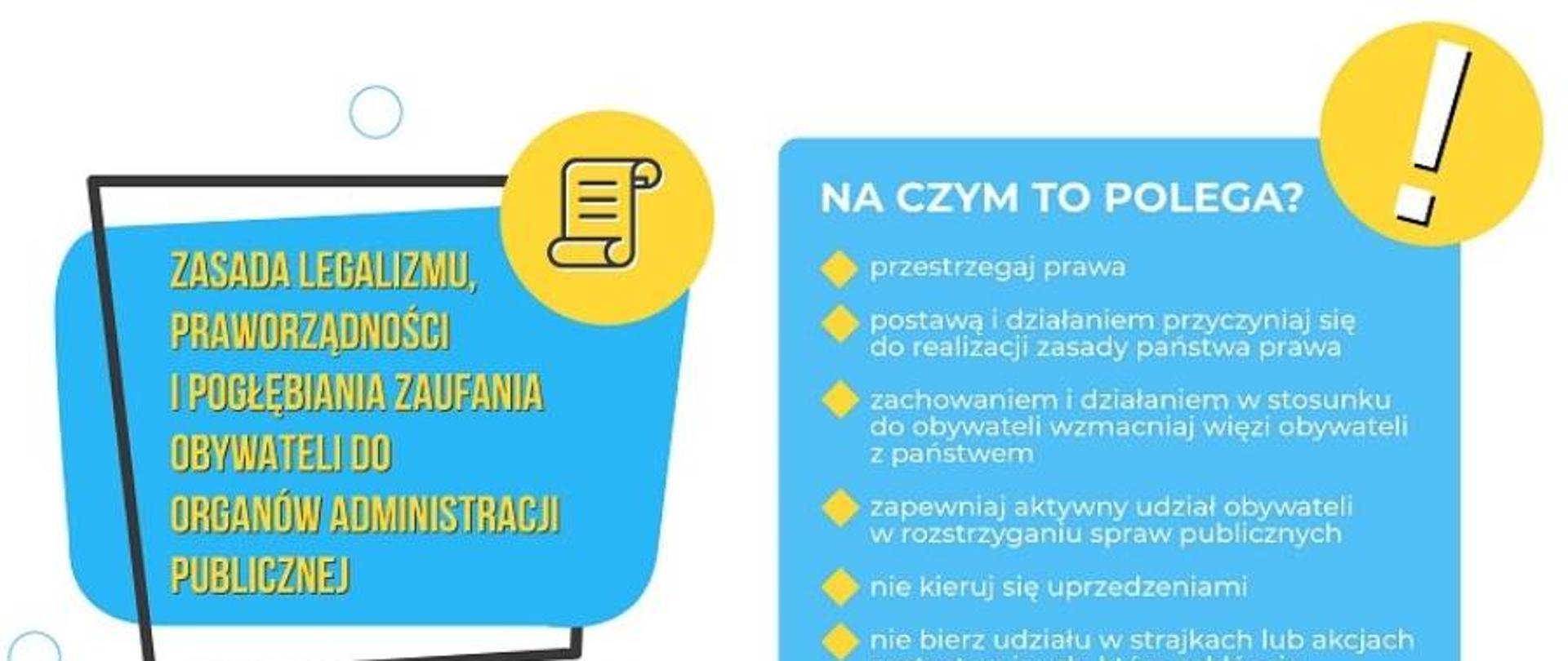 
Zdjęcie wyjaśnia, na czym polega zasada legalizmu
