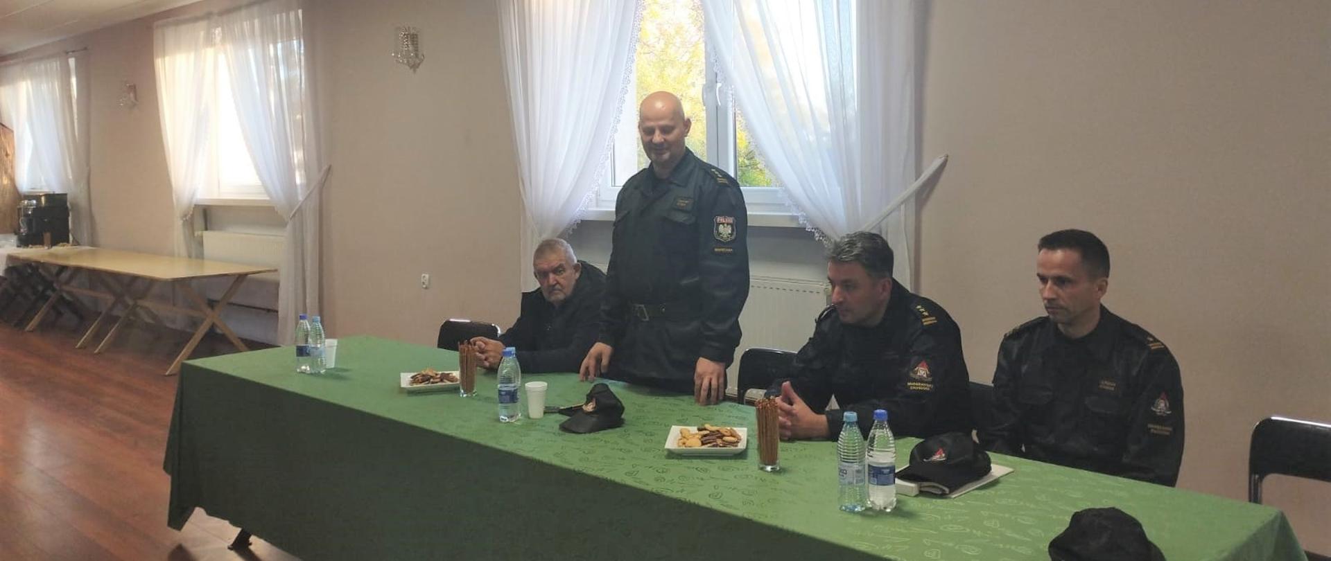 Przemawia Komendant Wojewódzki PSP