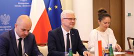Wiceminister klimatu i środowiska Ireneusz Zyska podczas spotkania z Ambasadorem Japonii
