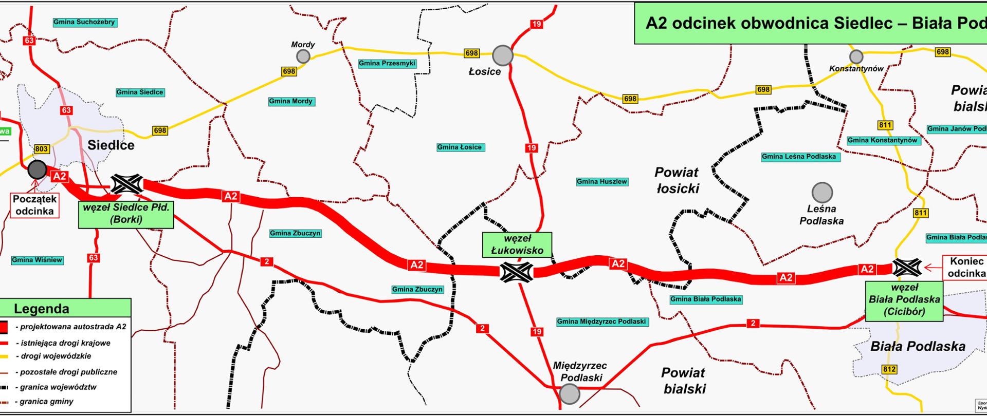 Autostrada A2 Siedlce - Biała Podlaska 