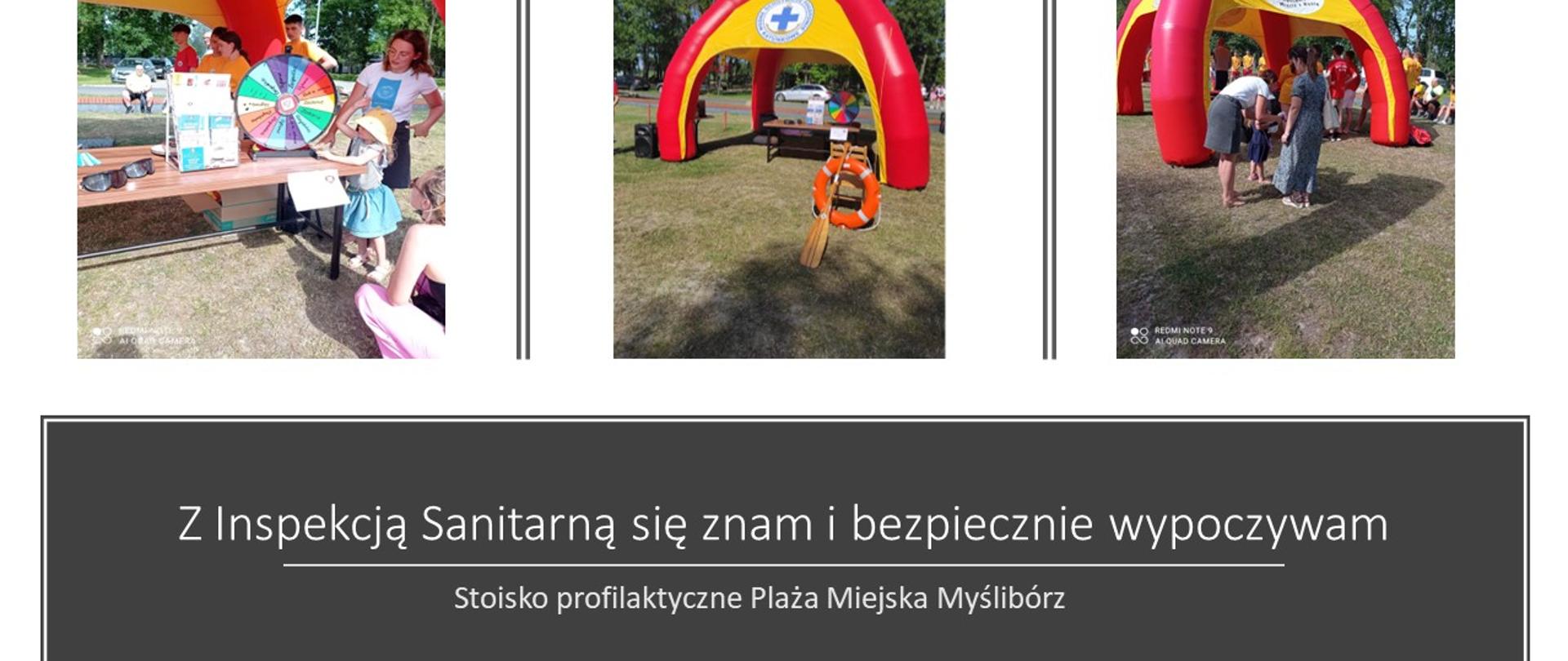 Stoisko profilaktyczne Plaża Miejska Myślibórz