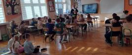 Zajęcia edukacyjne dla uczestników półkolonii w Szkole Podstawowej nr 1 w Radzionkowie