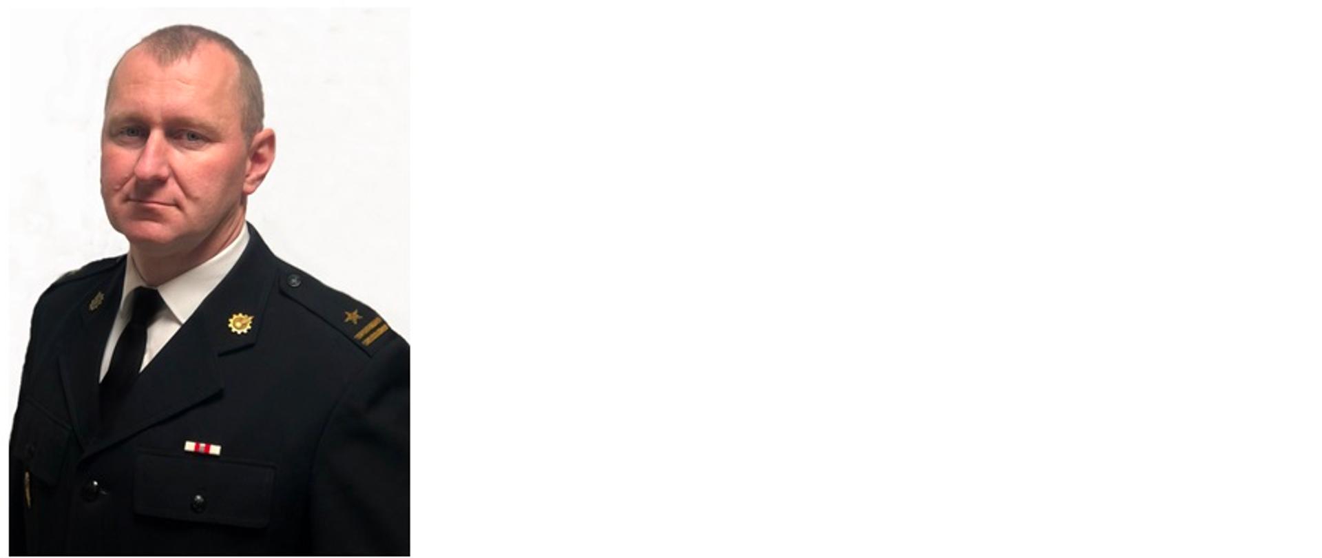 mł. bryg. Krzysztof Kędziera - Z-ca Komendanta Powiatowego 