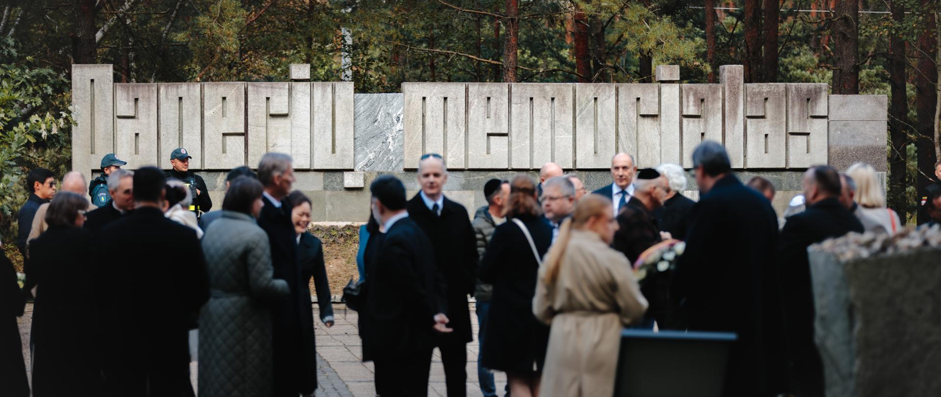 obchody Dnia Pamięci Ofiar Ludobójstwa Żydów na Litwie